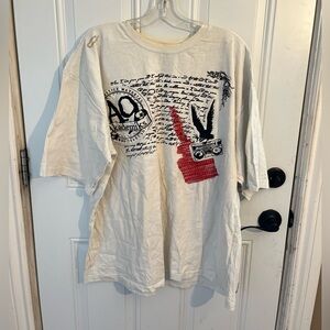 4/$20 Vintage Akademiks Classic White Short Sleeve